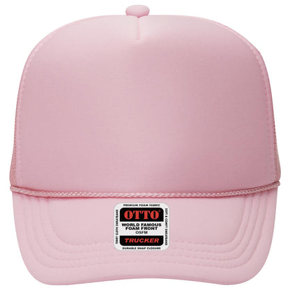 OTTO CAP 5 Panel High Crown Mesh Back Trucker Hat (Young Adult) - Parkerbuilt HQ