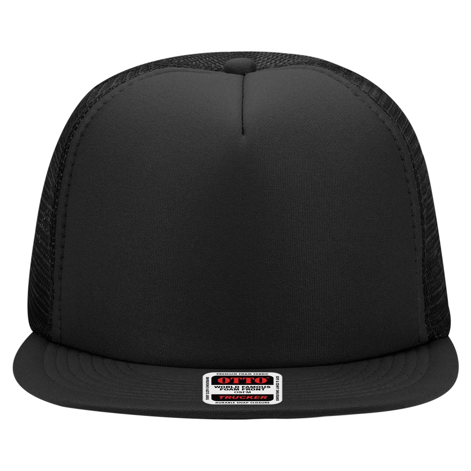 OTTO CAP "OTTO SNAP" 5 Panel High Crown Mesh Back Trucker Hat - Parkerbuilt HQ