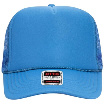 OTTO CAP 5 Panel High Crown Mesh Back Trucker Hat Adult - Parkerbuilt HQ