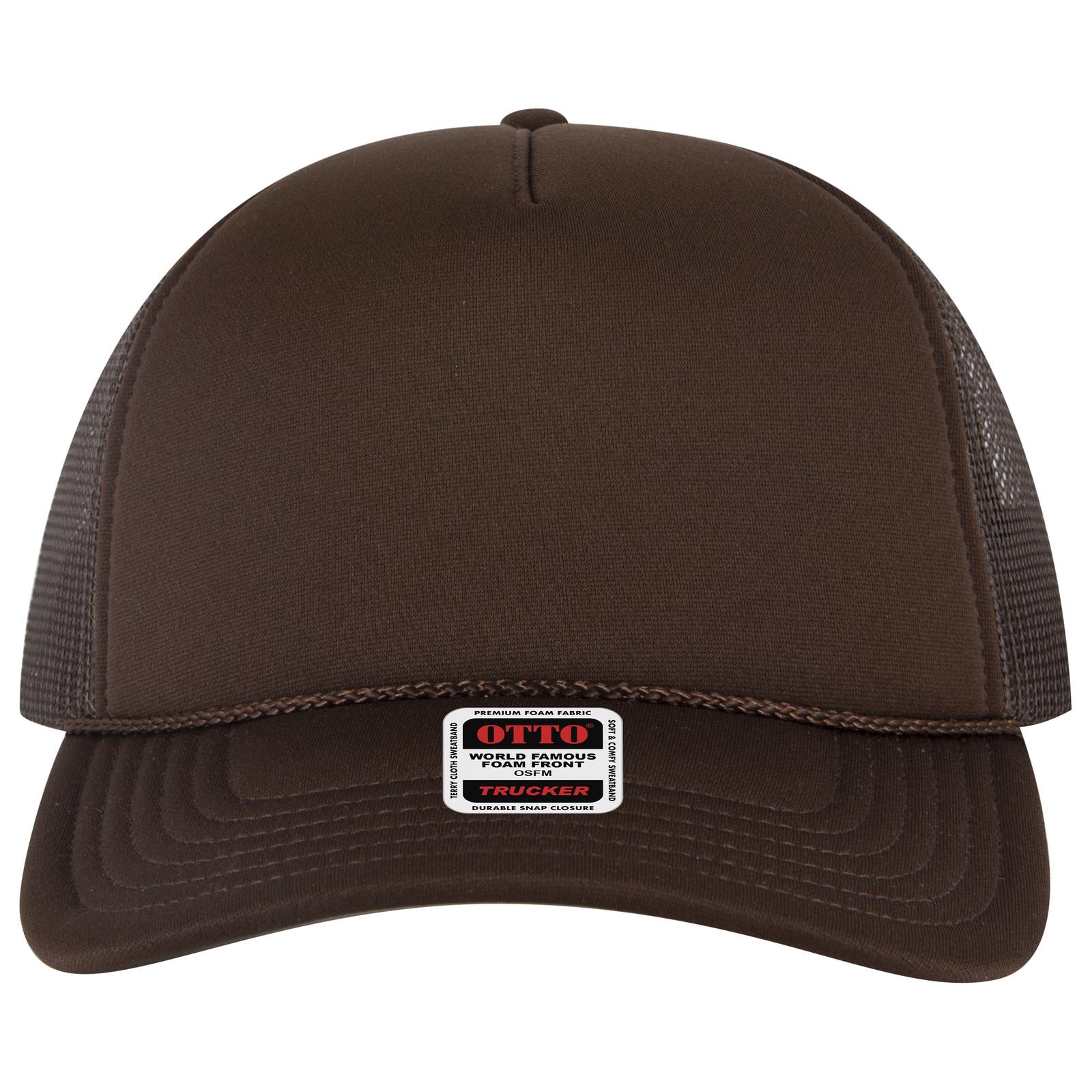 OTTO CAP 5 Panel Low Profile Mesh Back Trucker Hat - Parkerbuilt HQ