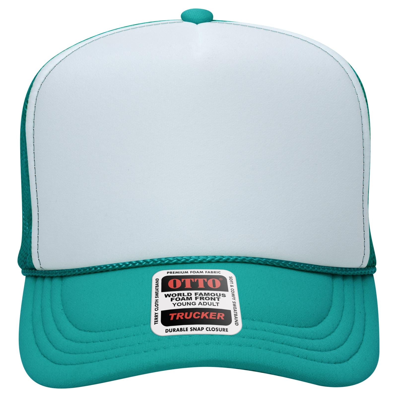 OTTO CAP 5 Panel High Crown Mesh Back Trucker Hat (Young Adult) - Parkerbuilt HQ