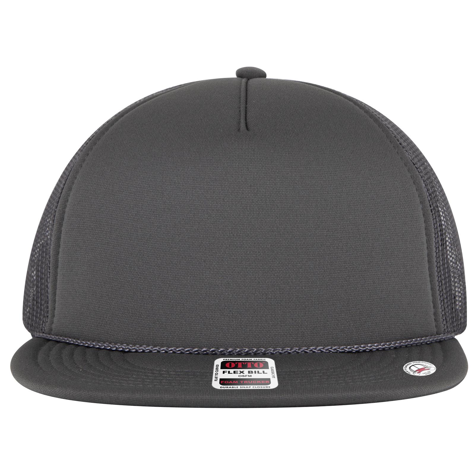 OTTO CAP "OTTO SNAP" 5 Panel Pro Style Mesh Back Trucker Snapback Hat - Parkerbuilt HQ