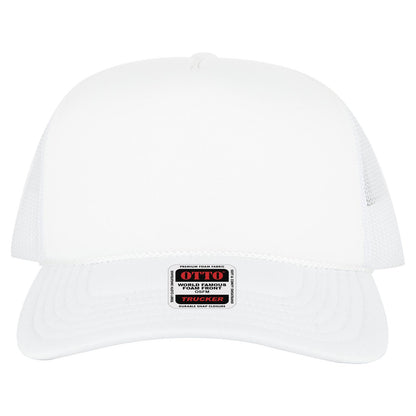 OTTO CAP 5 Panel High Crown Mesh Back Trucker Hat - 3932 - Parkerbuilt HQ