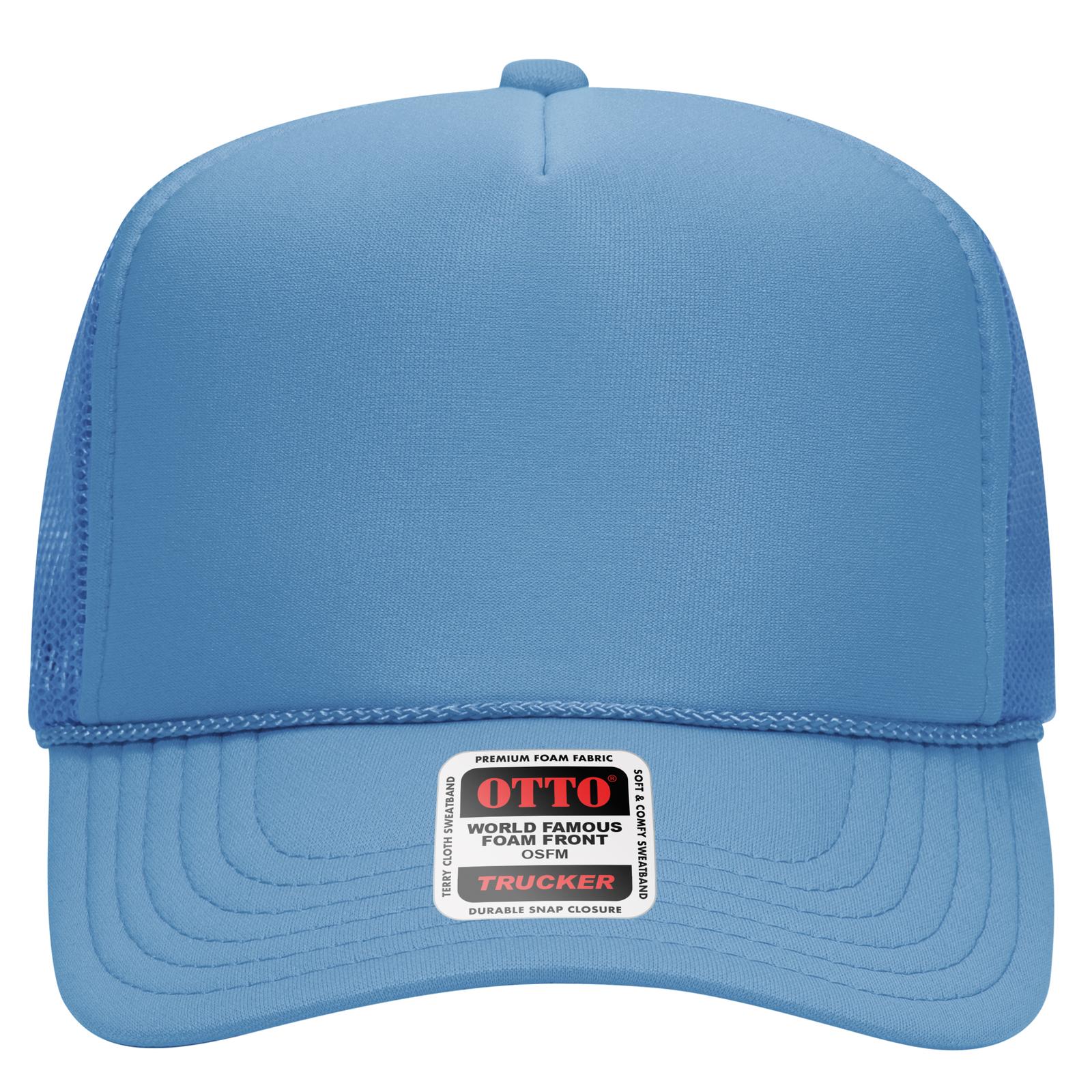 OTTO CAP 5 Panel High Crown Mesh Back Trucker Hat Adult - Parkerbuilt HQ