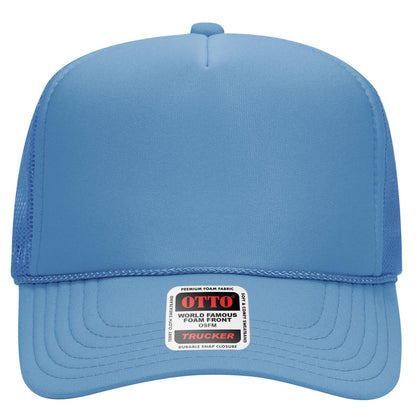 OTTO CAP 5 Panel High Crown Mesh Back Trucker Hat Adult - Parkerbuilt HQ