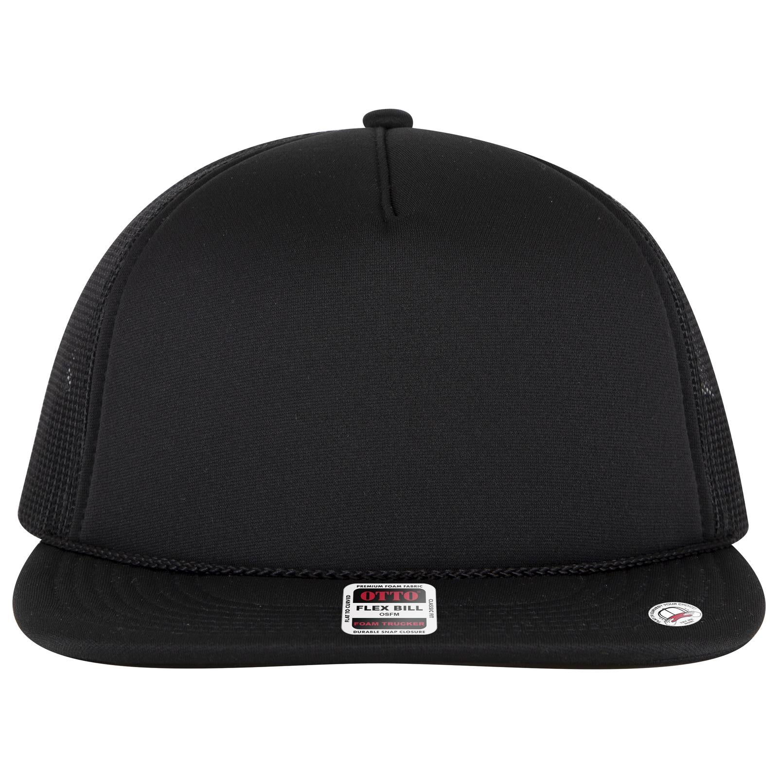 OTTO CAP "OTTO SNAP" 5 Panel Pro Style Mesh Back Trucker Snapback Hat - Parkerbuilt HQ