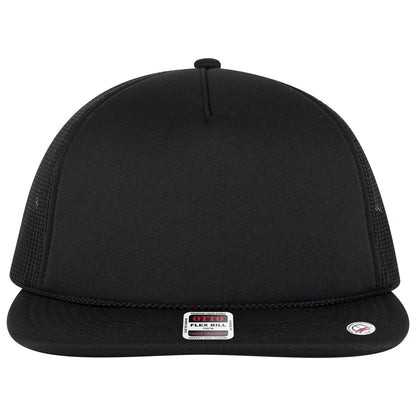 OTTO CAP "OTTO SNAP" 5 Panel Pro Style Mesh Back Trucker Snapback Hat - Parkerbuilt HQ