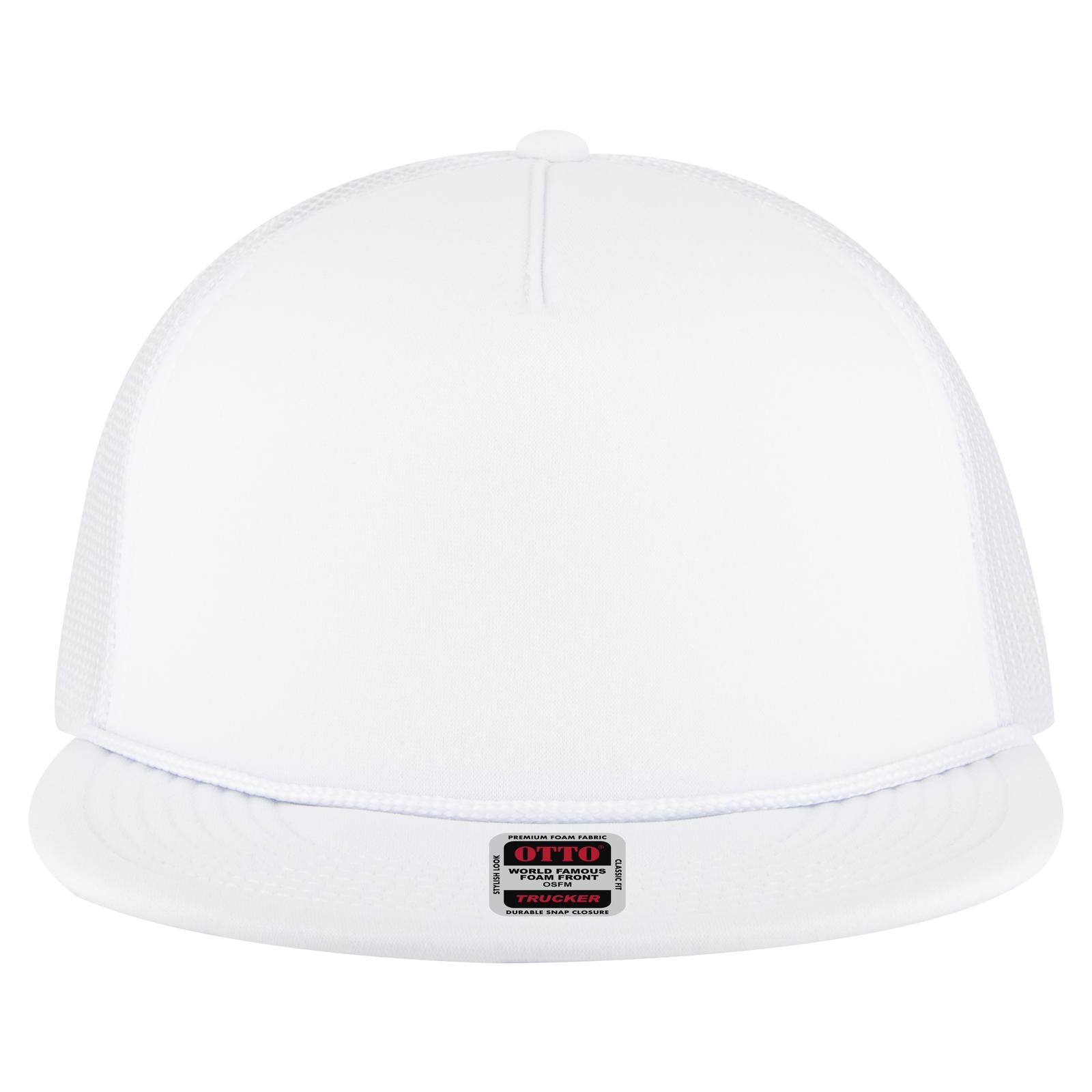 OTTO CAP 5 Panel Pro Style Mesh Back Trucker Snapback Hat - Parkerbuilt HQ