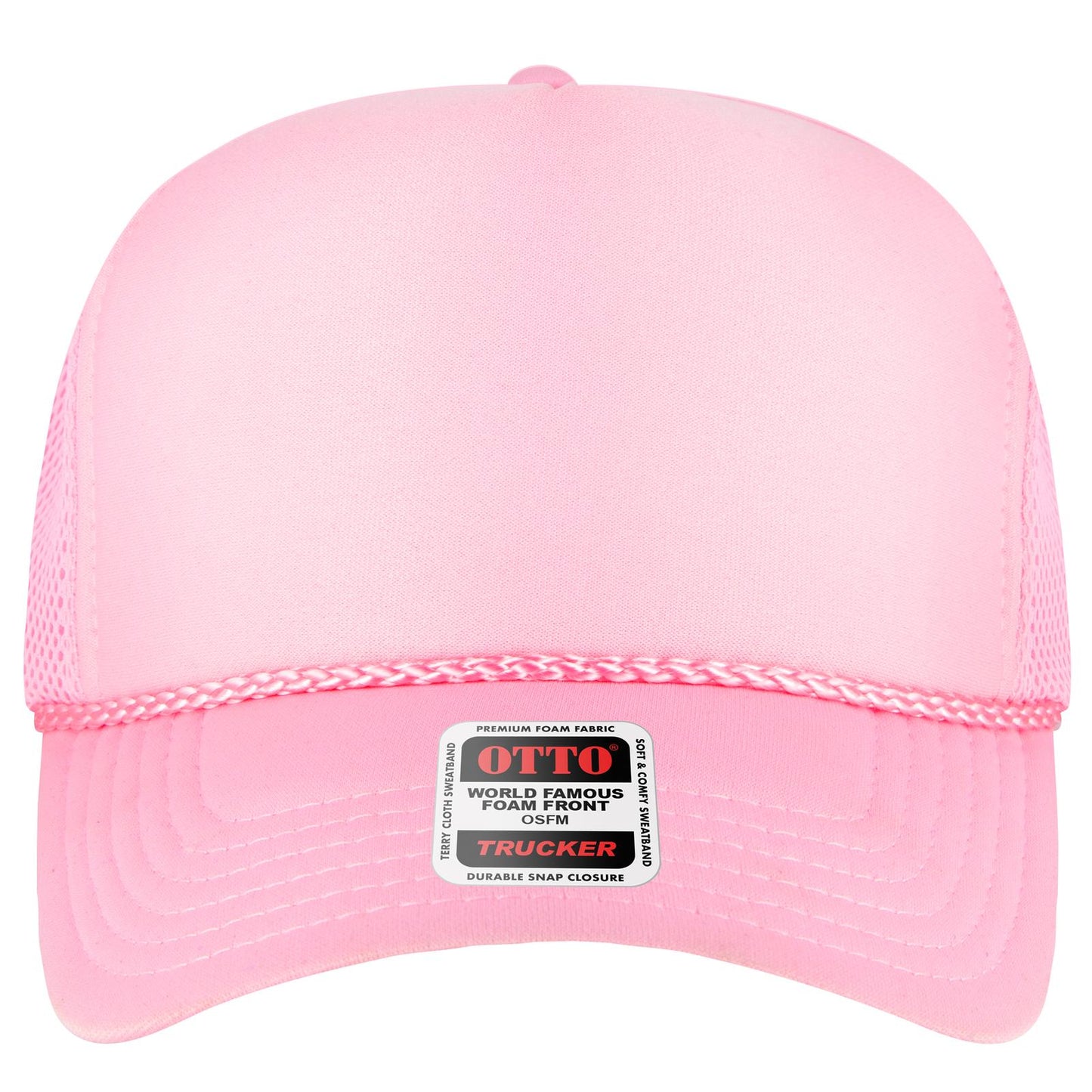 OTTO CAP 5 Panel High Crown Mesh Back Trucker Hat