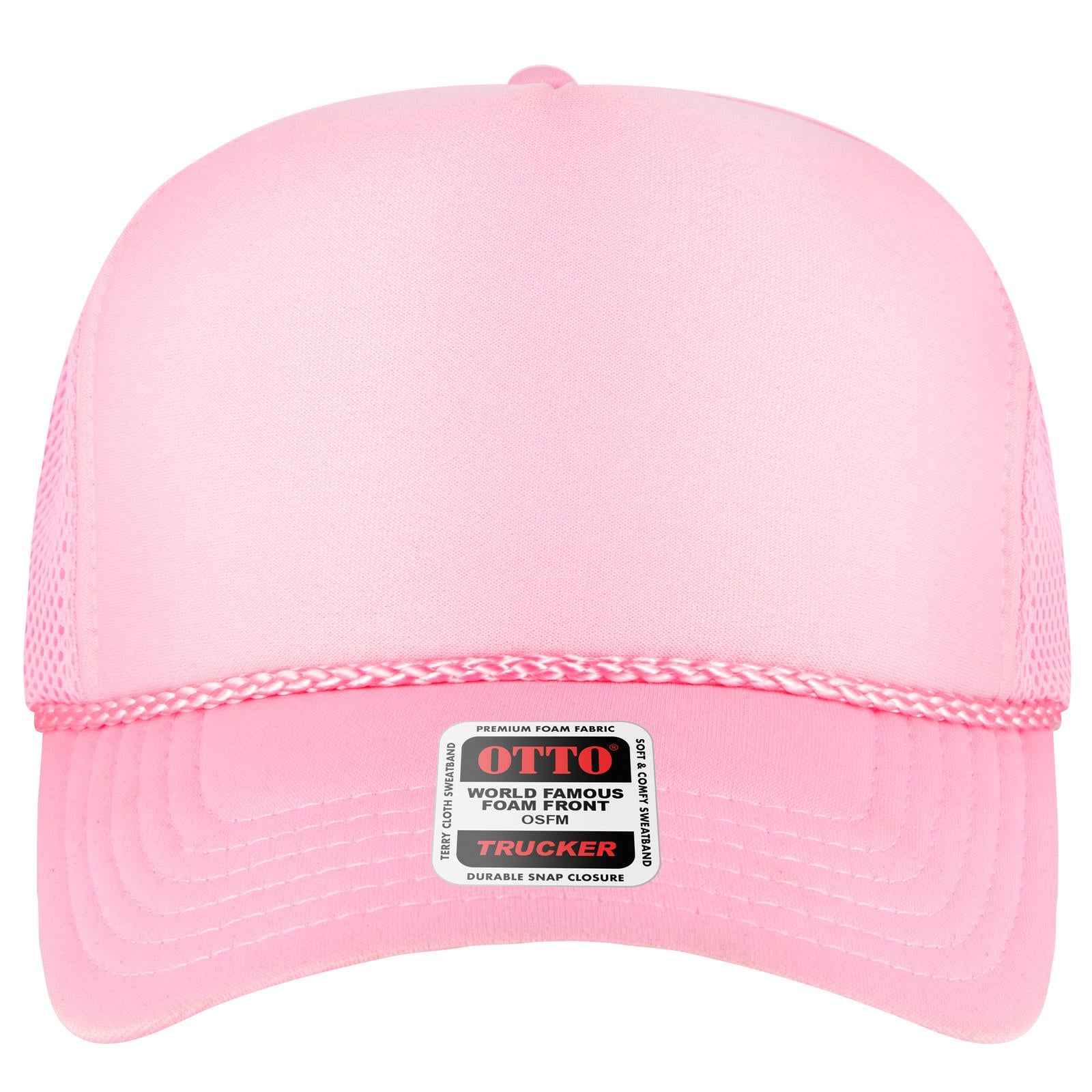 OTTO CAP 5 Panel High Crown Mesh Back Trucker Hat - Parkerbuilt HQ