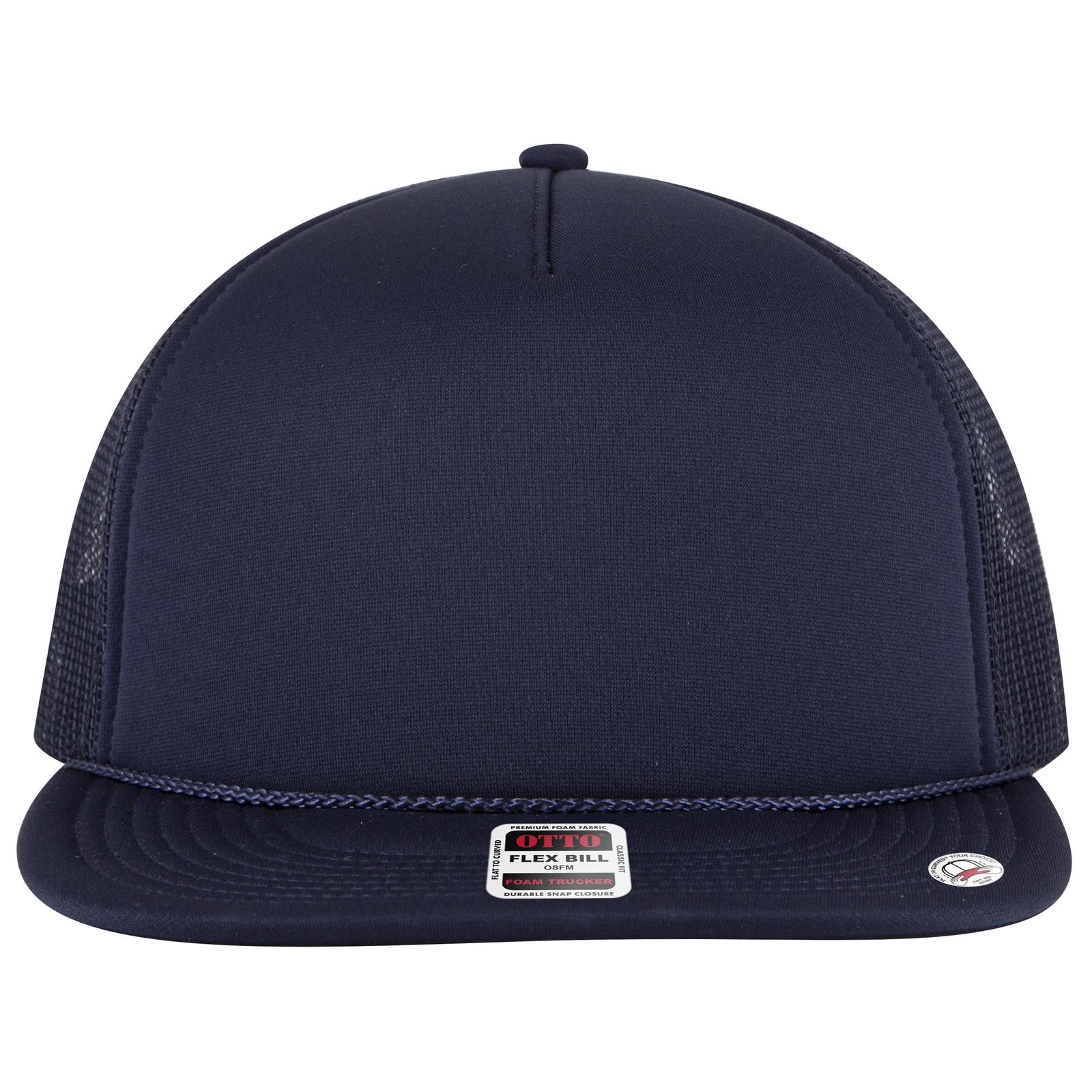 OTTO CAP "OTTO SNAP" 5 Panel Pro Style Mesh Back Trucker Snapback Hat - Parkerbuilt HQ