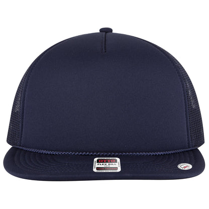 OTTO CAP "OTTO SNAP" 5 Panel Pro Style Mesh Back Trucker Snapback Hat - Parkerbuilt HQ