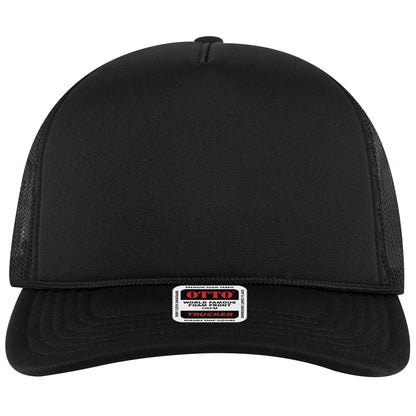 OTTO CAP 5 Panel High Crown Mesh Back Trucker Hat - 3931 - Parkerbuilt HQ