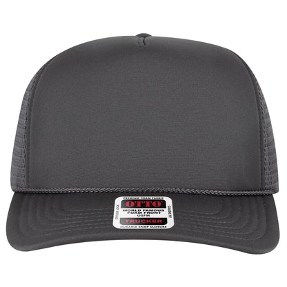 OTTO CAP "OTTO COMFY FIT" 5 Panel High Crown Mesh Back Trucker Hat - Parkerbuilt HQ