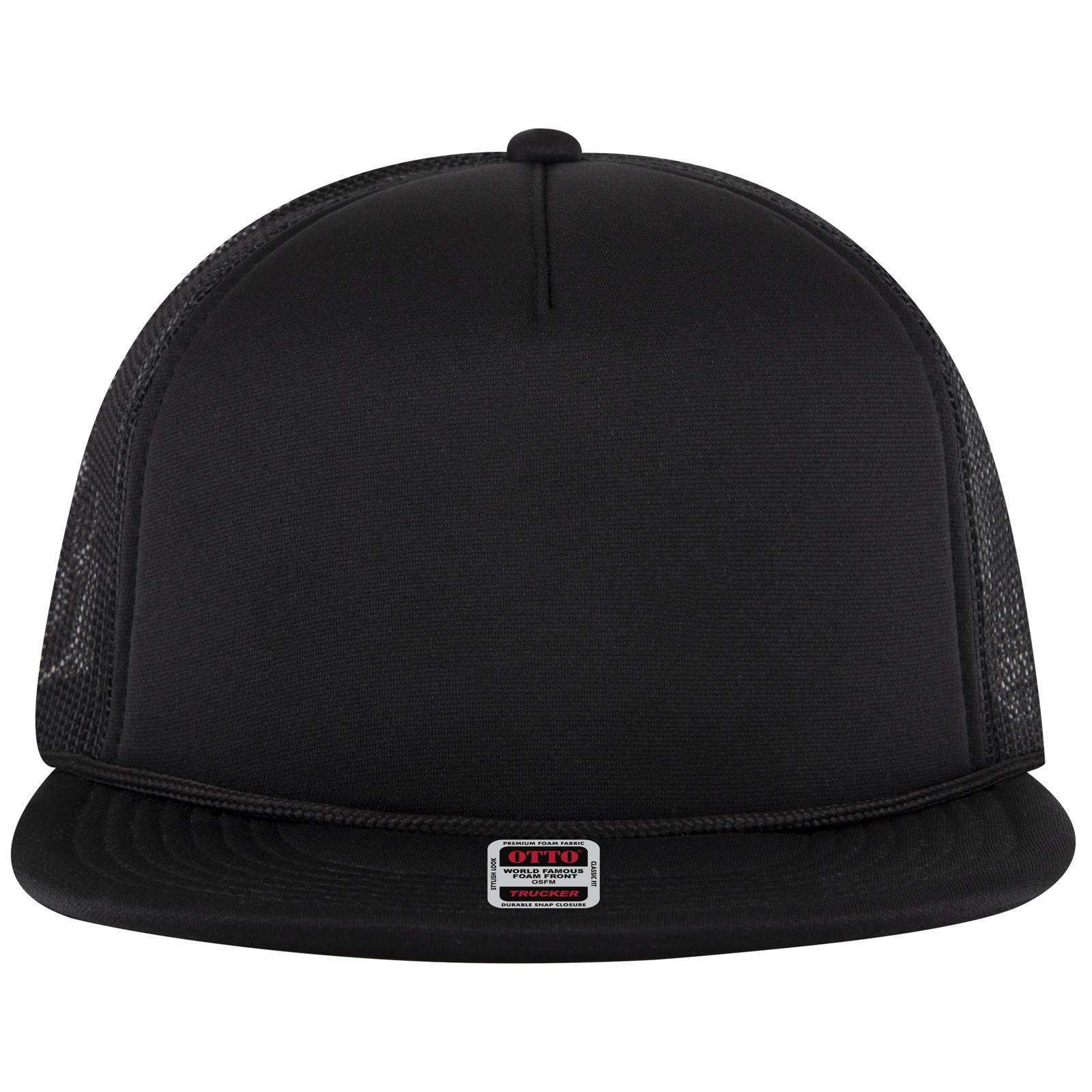 OTTO CAP 5 Panel Pro Style Mesh Back Trucker Snapback Hat - Parkerbuilt HQ