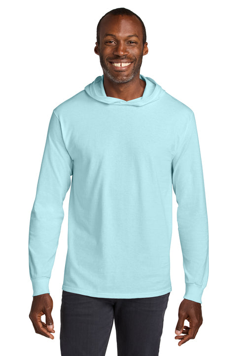 Jerzees Classics Unisex Cotton Long Sleeve Hooded T-Shirt