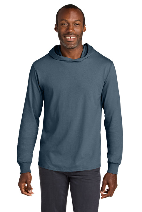 Jerzees Classics Unisex Cotton Long Sleeve Hooded T-Shirt