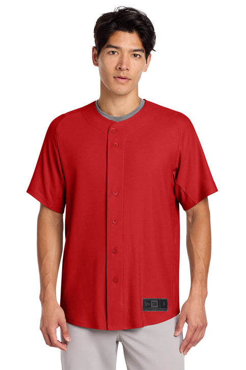 New Era Diamond Era Full-Button Jersey (NEA220)