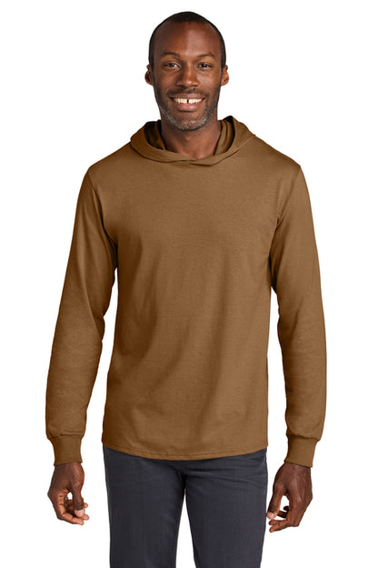 Jerzees Classics Unisex Cotton Long Sleeve Hooded T-Shirt