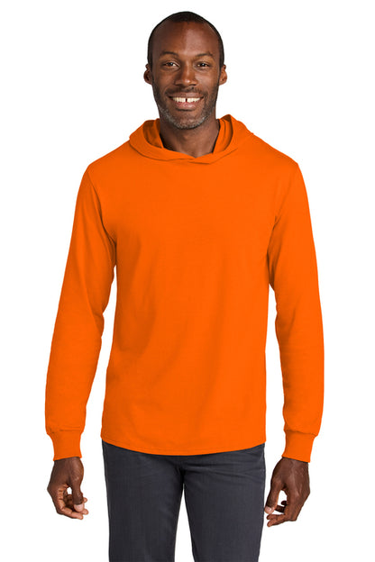 Jerzees Classics Unisex Cotton Long Sleeve Hooded T-Shirt