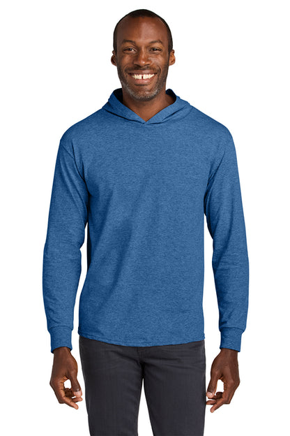 Jerzees Classics Unisex Cotton Long Sleeve Hooded T-Shirt