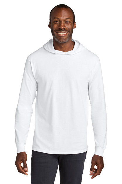 Jerzees Classics Unisex Cotton Long Sleeve Hooded T-Shirt