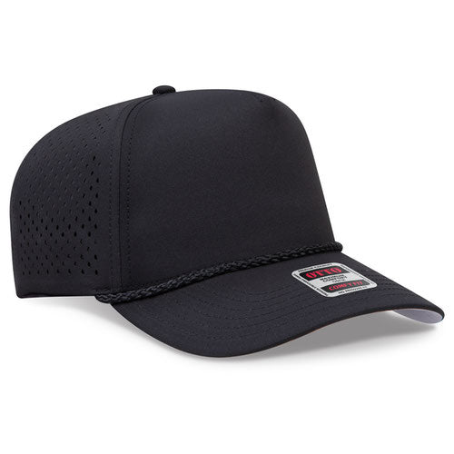 OTTO CAP® OTTO COMFY FIT® 5 Panel Mid Profile Perforated Baseball Cap - Parkerbuilt HQ