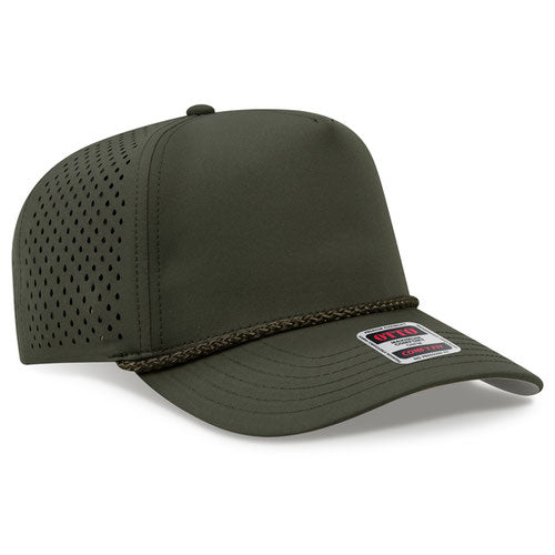 OTTO CAP® OTTO COMFY FIT® 5 Panel Mid Profile Perforated Baseball Cap