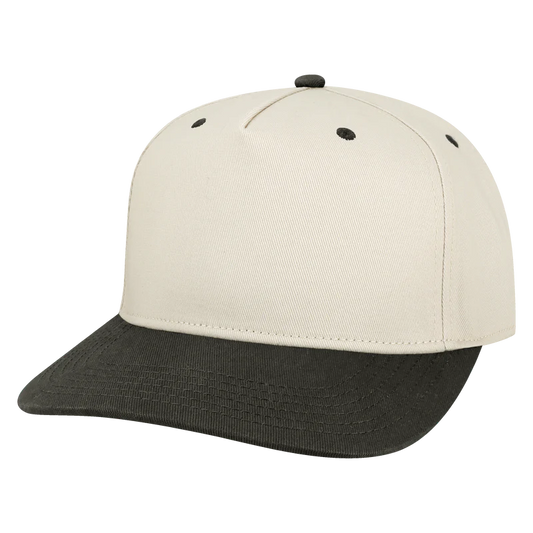 Youth Heritage Twill 5 Panel Adj Hat - Parkerbuilt HQ