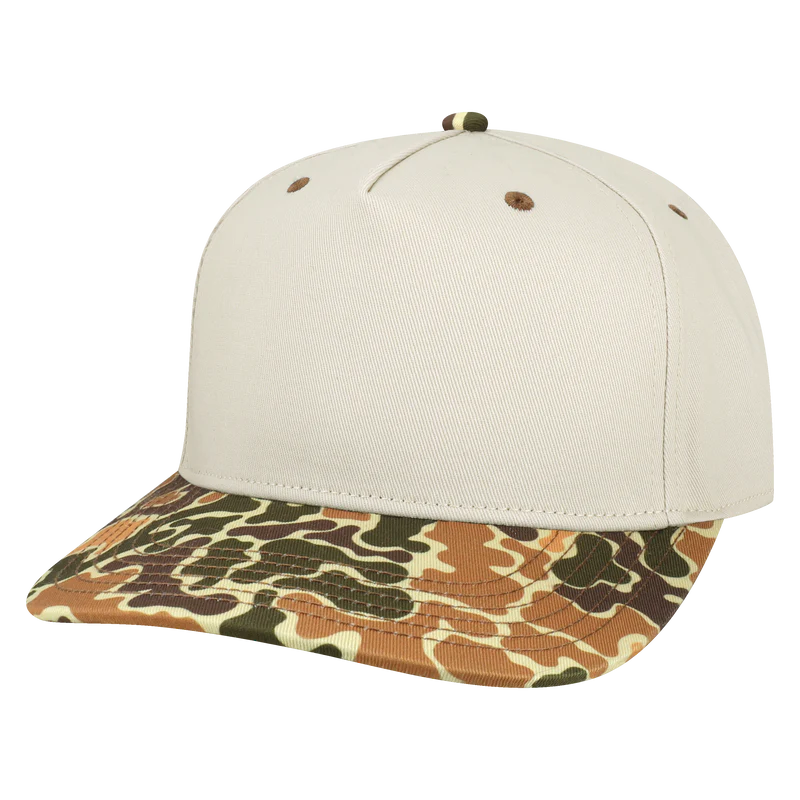 Youth Heritage Twill 5 Panel Adj Hat