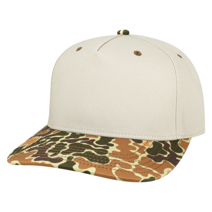 Youth Heritage Twill 5 Panel Adj Hat - Parkerbuilt HQ