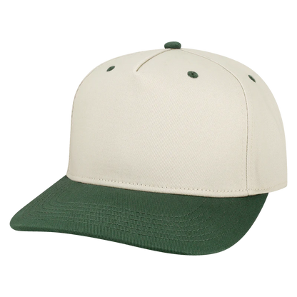 Youth Heritage Twill 5 Panel Adj Hat - Parkerbuilt HQ